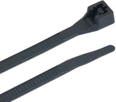 Gardner Bender 46-310UVB Cable Tie, 0.27 in Max Bundle Dia, Double-Lock Locking, 6/6 Nylon, Black, 11 in L, 100/PK